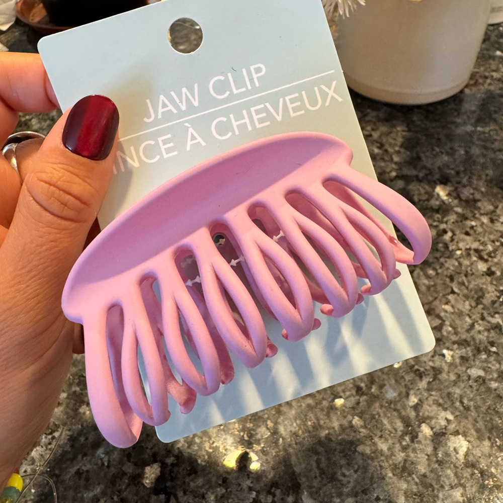 Purple Jaw Clip